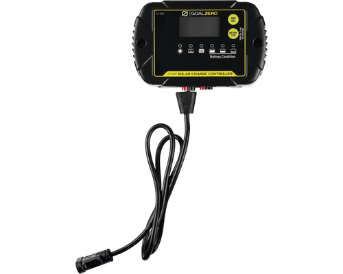 Solárny regulátor nabíjania Goal Zero s káblom a indikátorom stavu batérie