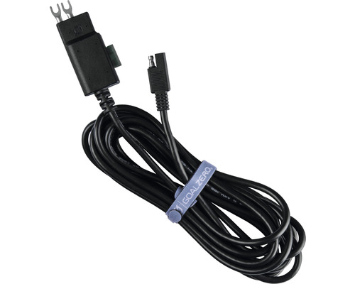 Kábel s logom Goal Zero s dvoma konektormi