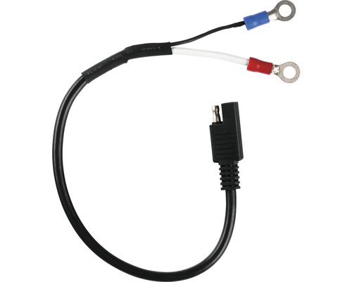 Kábel nabíjačky batérií s kruhovými očkami a zástrčkou