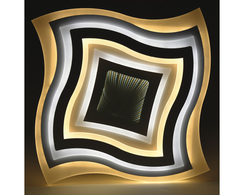 Dekoratívne LED nástenné svietidlo so zrkadlovým efektom