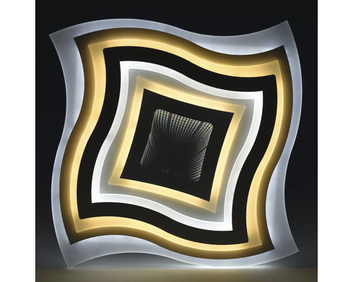 Dekoratívne vlnité svietidlo s nekonečným zrkadlovým efektom