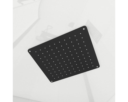 Štvorcová sprchová hlavica s tryskami