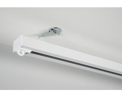 Záclonová lišta na montáž na strop s príslušenstvom