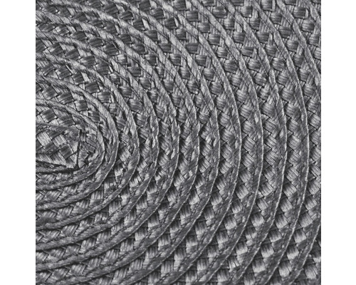 Detailný záber na okrúhlu pletenú podložku