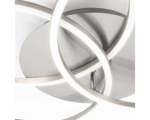 Detail LED stropného svietidla s okrúhlymi prvkami