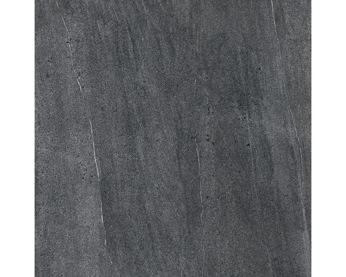 Tmavá dlaždica z jemnej kameniny so vzhľadom kameňa