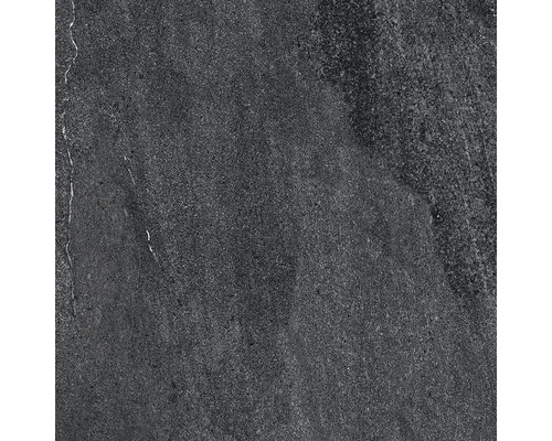 Detailný pohľad na tmavú kameninovú dlaždicu s matným povrchom