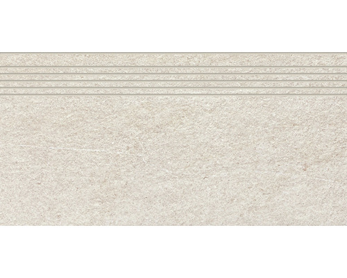 Schodová dlaždica s drážkami