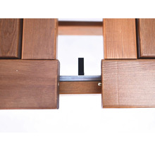 Záhradný stôl Rojaplast Luisa 160-210x90 cm drevený rozkladací-thumb-6