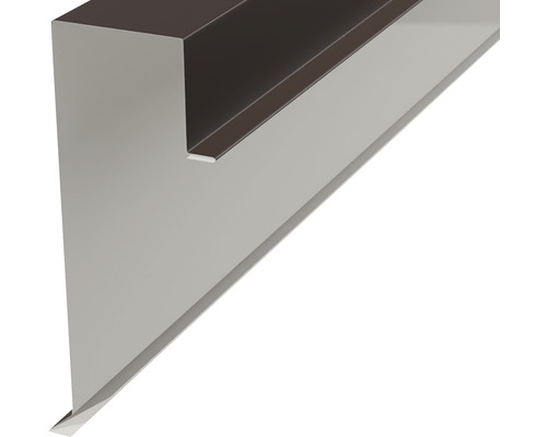 Strešný okrajový profil z kovu