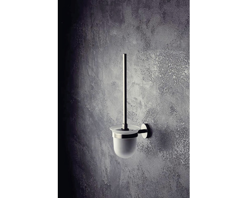 Nástenná WC kefa so zásobníkom