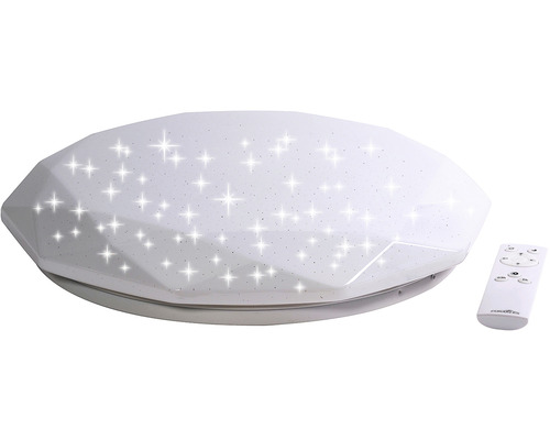 Stropné svietidlo so vzorom hviezd a diaľkovým ovládaním