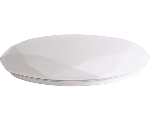 Biele LED stropné svietidlo s geometrickým dizajnom