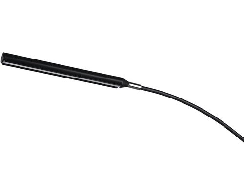 Čierna inšpekčná kamera s flexibilným káblom