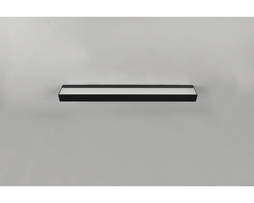 Čierne LED nástenné svietidlo