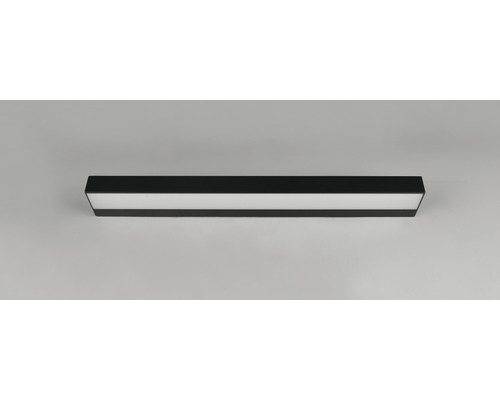 Čierne stropné LED svietidlo