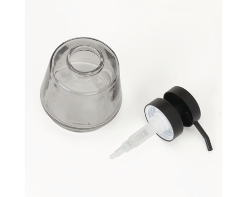 Sklenený dávkovač mydla s pumpičkou