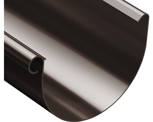 Detail odkvapového žľabu z kovu