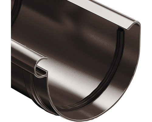 Kovový odkvap, polkruhový tvar