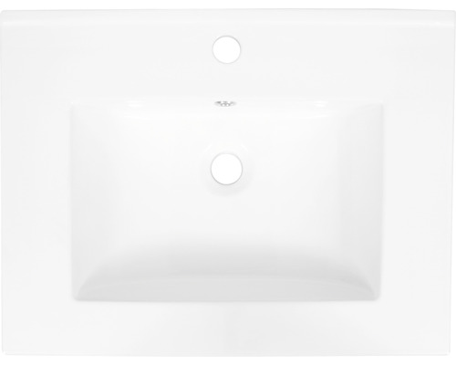 Keramické umývadlo s otvorom pre batériu a prepadom