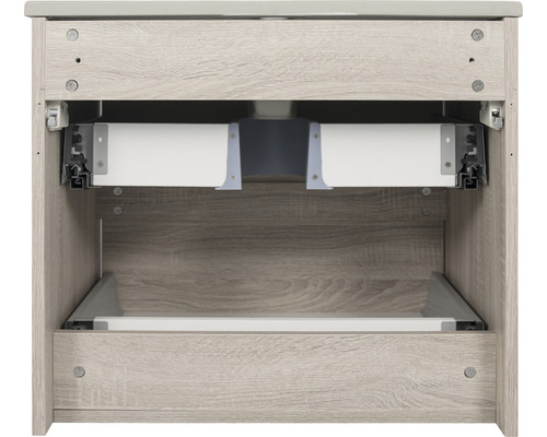 Skrinka pod umývadlo s otvoreným zásuvkovým systémom