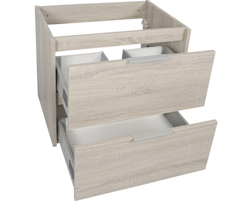 Skrinka pod umývadlo s dvoma zásuvkami