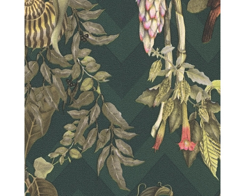 Tapeta s motívmi listov a rastlín