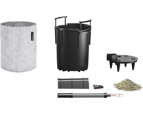 Sada kvetináčov s plsteným kvetináčom, vložkou a príslušenstvom