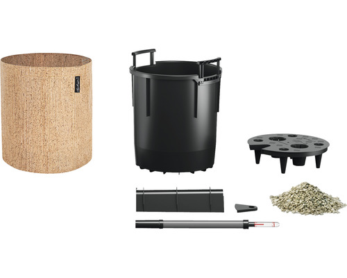 Kompletná sada kvetináčov s korkovým vzhľadom