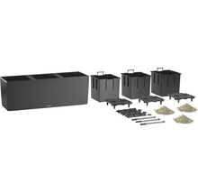 Kvetináč s vložkami pre rastliny, zavlažovacím systémom a príslušenstvom