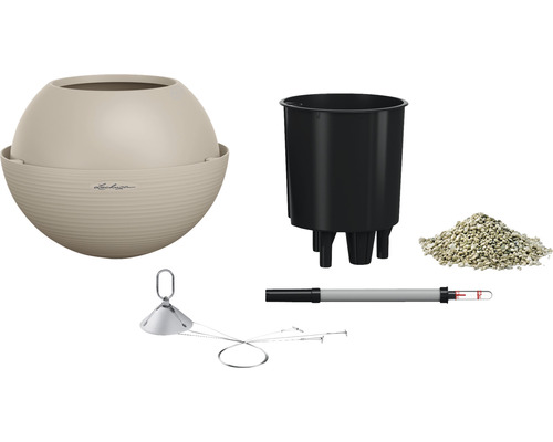 Kvetináč Lechuza s vložkou, indikátorom hladiny vody, hnojivom a zavlažovacím systémom