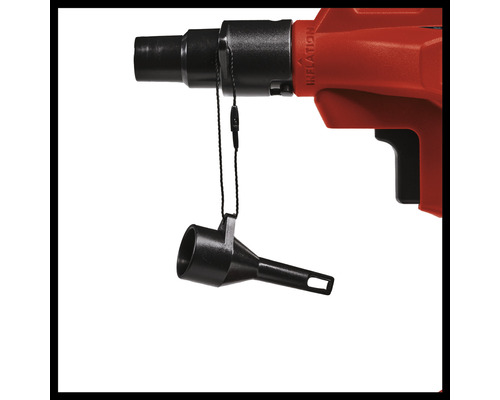 Detailný záber nadstavca pre dúchadlo