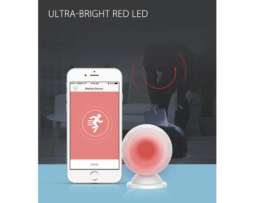 Pohybový senzor s aplikáciou pre smartfón pre domáce monitorovanie