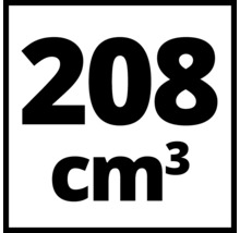 208 kubických centimetrov