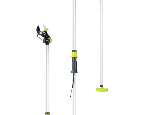 Systém nožníc na konáre Wolf Garten Multi-Star s nožnicami na konáre, predlžovacou tyčou a obrubníkom trávnika