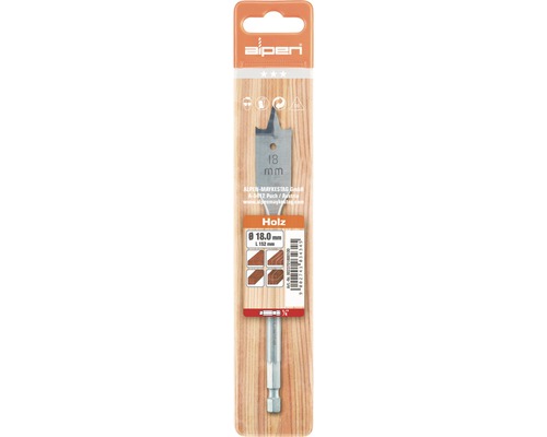 Špirálový vrták do dreva Alpen 18 milimetrov