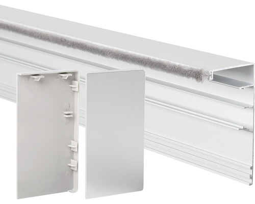 Kefový tesniaci profil s koncovkami