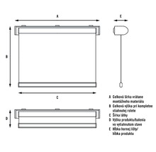 Soluna Roleta denná T9 antracit 90x275 cm-thumb-6