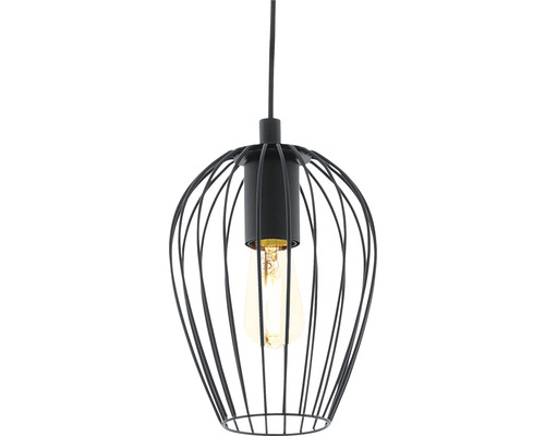 Závesná lampa s drôteným pletivom a svetelným zdrojom