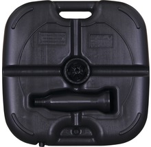 Plastový stojan na slnečník, prázdny