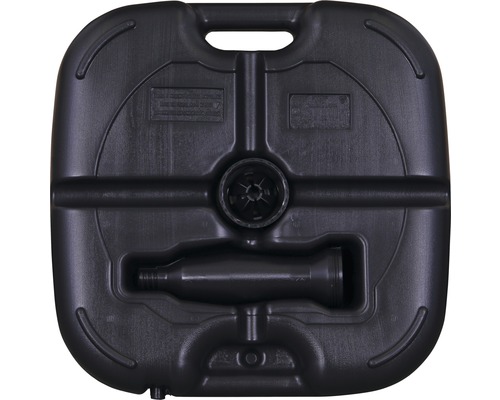 Plastový stojan na slnečník, prázdny