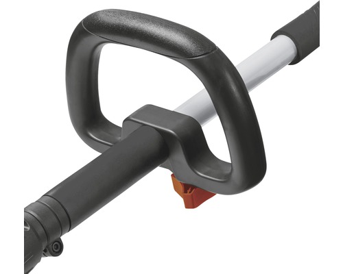 Rukoväť a ovládacie prvky strunovej kosačky