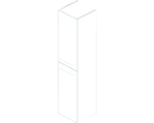 Chladnička s dvomi dverami na potraviny a nápoje