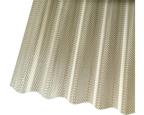 Kovová tkanina s vlnitým vzorom