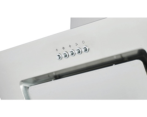 Nerezový digestor s ovládacími prvkami