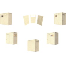 Drevený záhradný domček Cubo 3 prírodný 337x234 cm-thumb-24