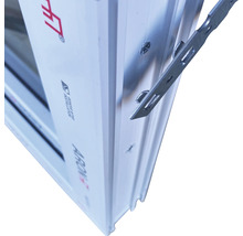 Detail okna s montážnou konzolou