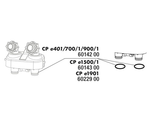 Teleso ventilu a tesniace krúžky