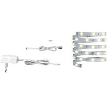 LED páska sada s napájacím zdrojom, káble a konektory