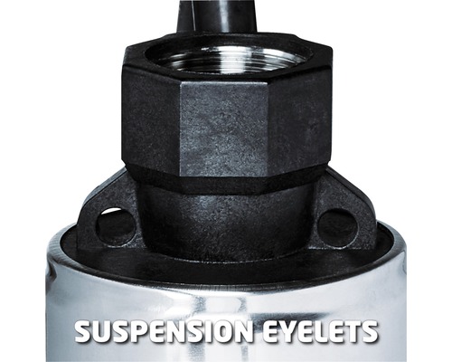 Detailný pohľad na závesné oko